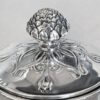 Art Nouveau Crystal and Silver Claret Jug Post 1894