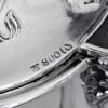 Art Nouveau Crystal and Silver Claret Jug Post 1894
