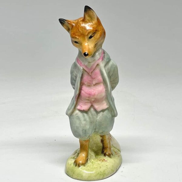 Beswick Beatrix Potter Foxy Whiskered Gentlemen  BP2 Gold