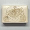 Japanese Ivory Lion  Monkey Meij Period Box
