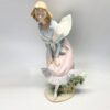 Lladro Girl In The Wind Looking Down