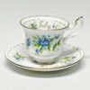 Royal Albert Flower Of The Month Miniature Duo July