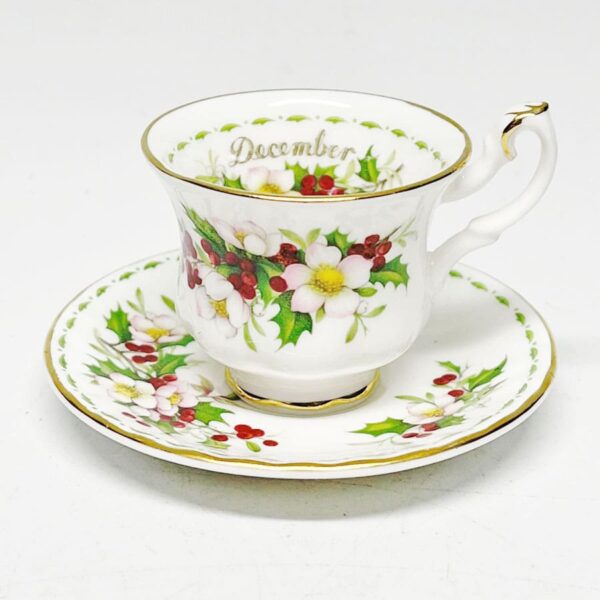 Royal Albert Miniature Flower Of The Month Duo December