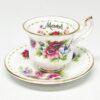 Royal Albert  Series Flowers of the Month Miniature Duo March