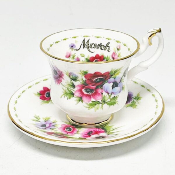 Royal Albert  Series Flowers of the Month Miniature Duo March