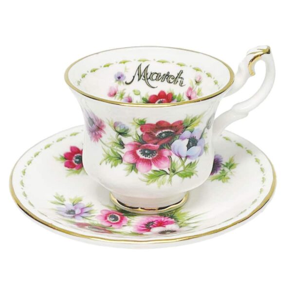 Royal Albert  Series Flowers of the Month Miniature Duo March