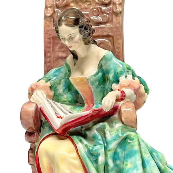 Royal-Doulton-Figurine-The-Leisure-Hour-HN2055-2 Royal Doulton Figurine The Leisure Hour HN2055