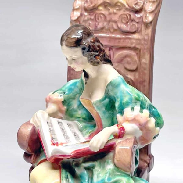 Royal-Doulton-Figurine-The-Leisure-Hour-HN2055-4 Royal Doulton Figurine The Leisure Hour HN2055