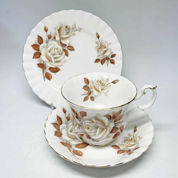 Royal Albert Autumn Rose Tea Trio