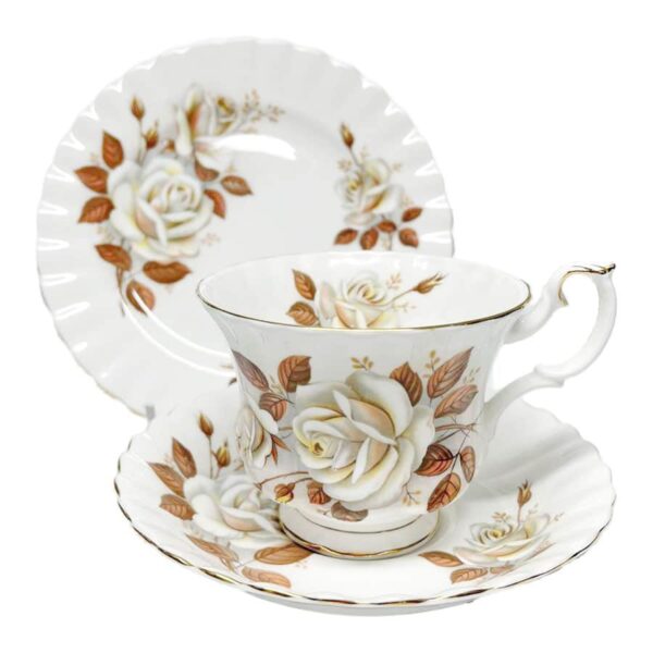 Royal Albert Autumn Rose Tea Trio