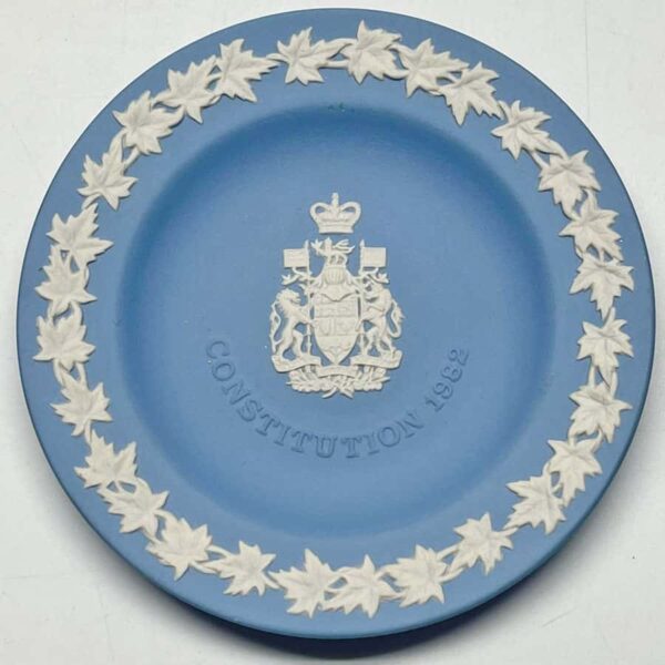 Wedgwood Blue Jasperware Bon Bon Constitution 1982