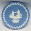Wedgwood Blue Jasperware Plate Christmas 1975