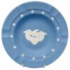 Wedgwood Blue Jasperware Plate Eagle Stars and Stripes