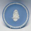 Wedgwood Blue Jasperware Plate Mother 1996