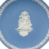 Wedgwood Blue Jasperware Plate Mother 1996