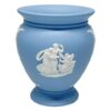 Wedgwood Blue Jasperware  Vase Maiden Chariot