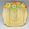 Clarice Cliff Bizarre Plate Jonquil Pattern Leda Shape