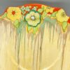 Clarice Cliff Bizarre Plate Jonquil Pattern Leda Shape