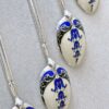 Hallmarked-silver-Birmingham-enamel-tea-spoons-3 Hallmarked Silver Birmingham Enamel Tea Spoons