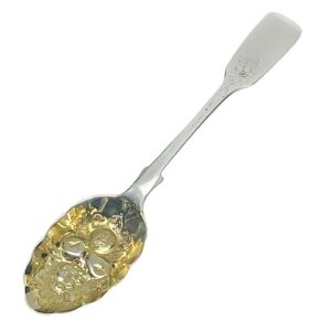 Hallmarked Silver Berry Spoon London 1875