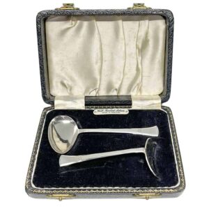 Hallmarked Silver Christening Feeding Set