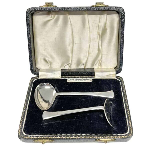 Hallmarked Silver Christening Feeding Set