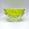 Murano Art Glass Green Coloured Vase