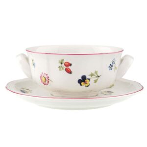 Villeroy and Boch Petite Fleur Soup Bowl and Saucer