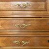 Antique French C1880 French Louis XV Walnut Vanity Chest
