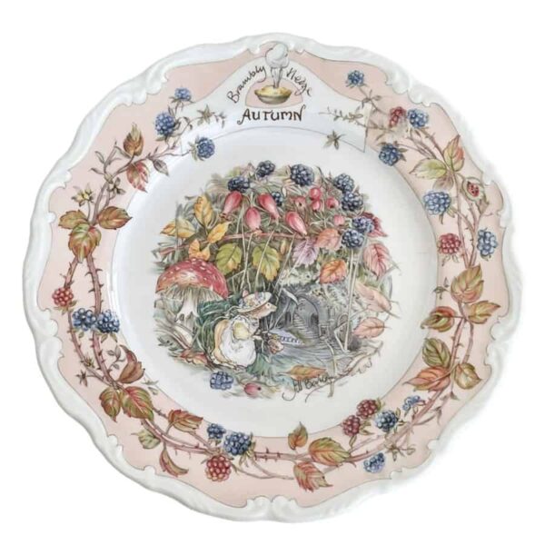 Brambly Hedge Royal Doulton Autumn  Plate