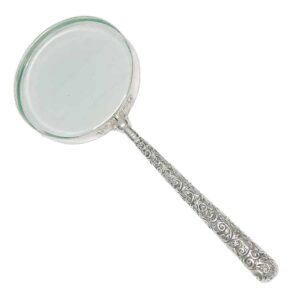 Original-German-silver-Victorian-magnifying-glass Original German Silver Victorian Magnifying Glass