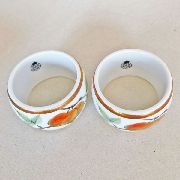 Royal Worcester Evesham Boxed Pair Serviette Rings