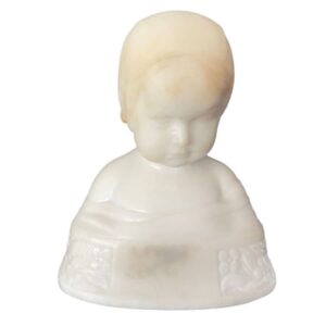 Victorian Alabaster Girl Sigismund Wernekinck