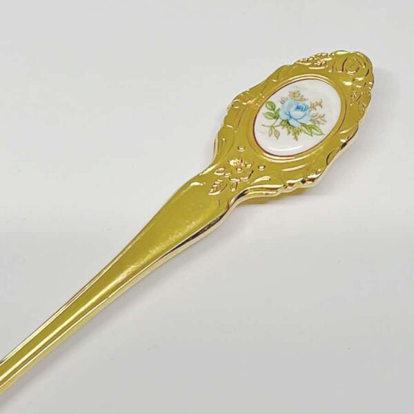 Eetrite 24ct Gold Plated Royal Albert Moonlight Rose Cake Lifter