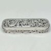 Chinese Silver Dragon Pierced Box Hong Kong 19th