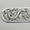 Chinese Silver Dragon Pierced Box Hong Kong 19th