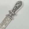 Chinese Silver Engraved Letter Opener 19th