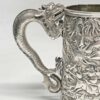 Rare Chinese Silver Export Tankard Leeching 1870
