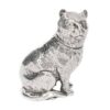 Rare Victorian Cast Silver Novelty Cat Pepperrette London 1877 Edward Stockwell
