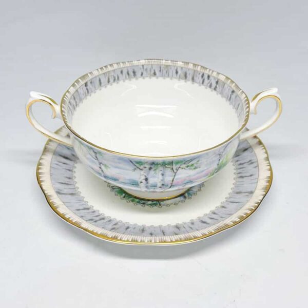 Royal Albert Silver Birch Soup Coupe