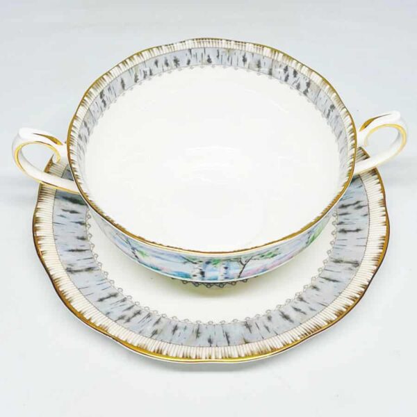 Royal Albert Silver Birch Soup Coupe