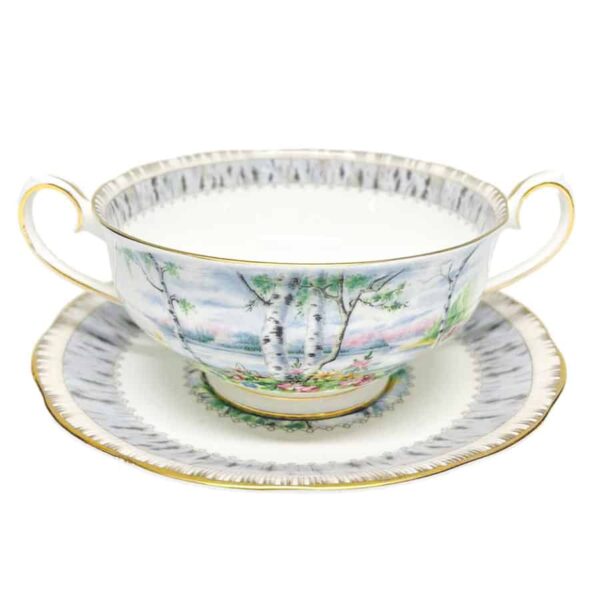 Royal Albert Silver Birch Soup Coupe