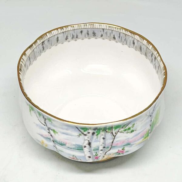 Royal Albert Silver Birch Coffee Sugar Bowl