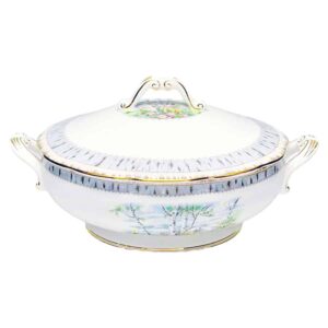 Royal Albert Silver Birch Vegetable Bowl And Cover