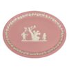 Wedgwood Pink Jasperware Angel Cherub Scene