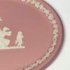 Wedgwood Pink Jasperware Angel Cherub Scene
