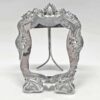 Chinese Silver Battling Dragons Picture Frame 1890