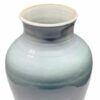 Linnware Pottery Unusual Green Purple Glaze Vase