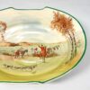 Royal Doulton Fox Hunting Green Rimmed Bowl D5104