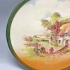 Royal Doulton Rustic England Charger Green Border D5694